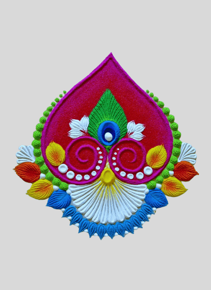 Ravishing Indoor Rangoli