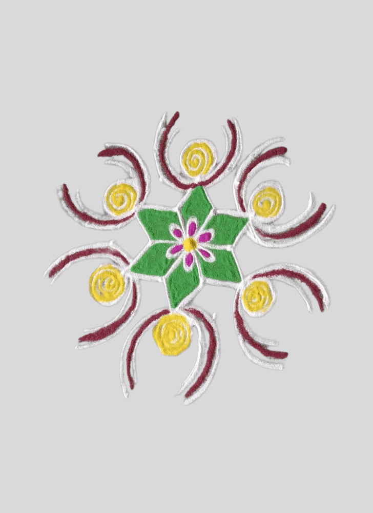 Slightly Indoor Rangoli