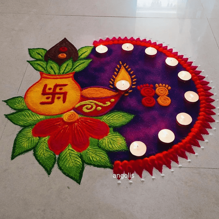 Hard Interesting Rangoli