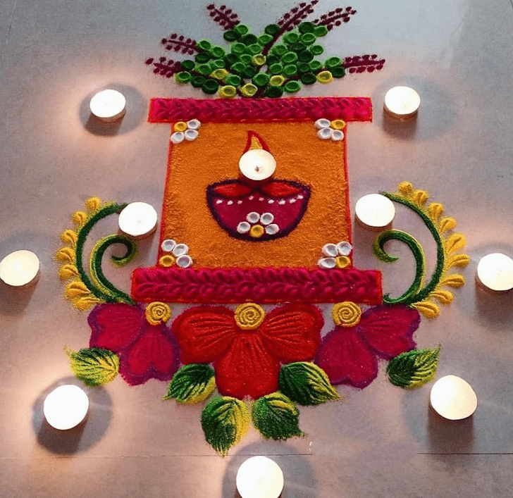 Dazzling Interesting Rangoli