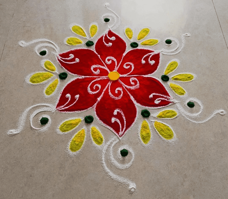 Elegant Interesting Rangoli