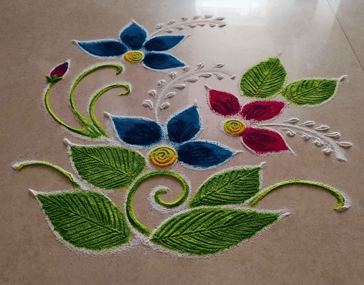 Graceful Interesting Rangoli