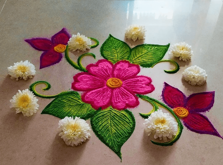 Inviting Interesting Rangoli