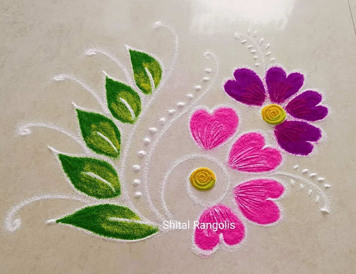 Pleasing Interesting Rangoli