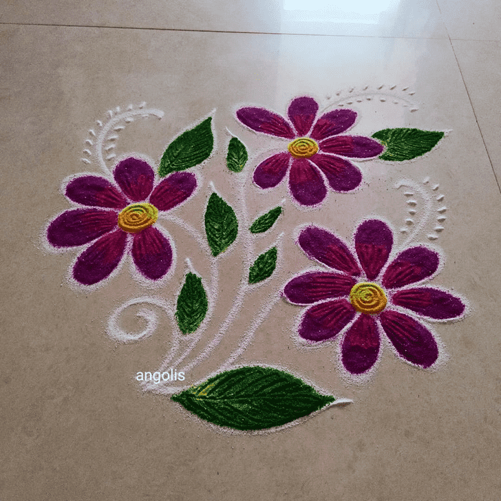 Pretty Interesting Rangoli