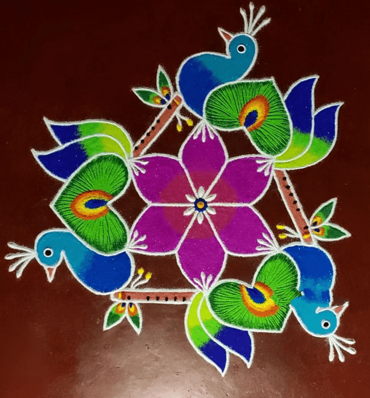 Resplendent Interesting Rangoli