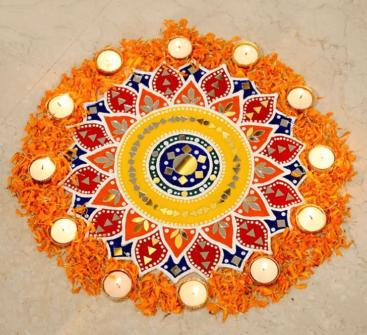 Splendid Interesting Rangoli