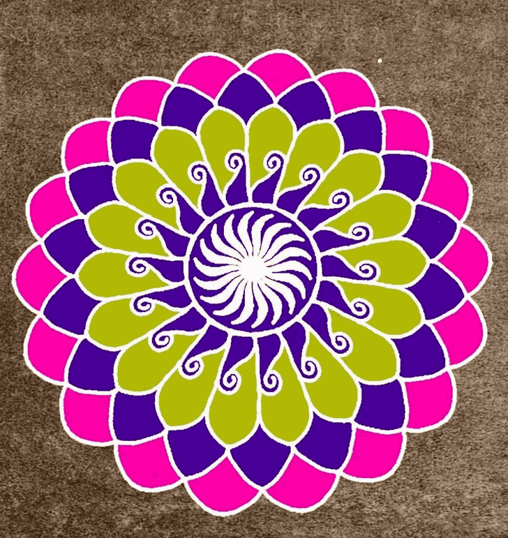 Enticing Italy Rangoli