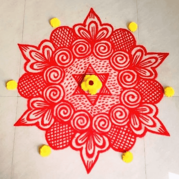 Gorgeous Italy Rangoli