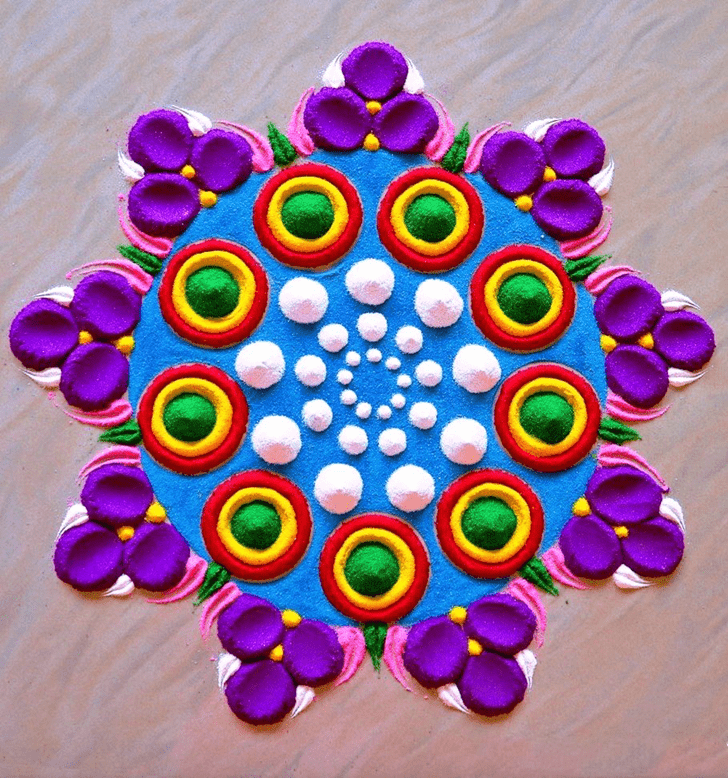 Graceful Italy Rangoli