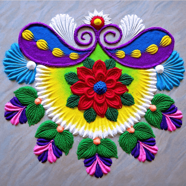 Ravishing Italy Rangoli