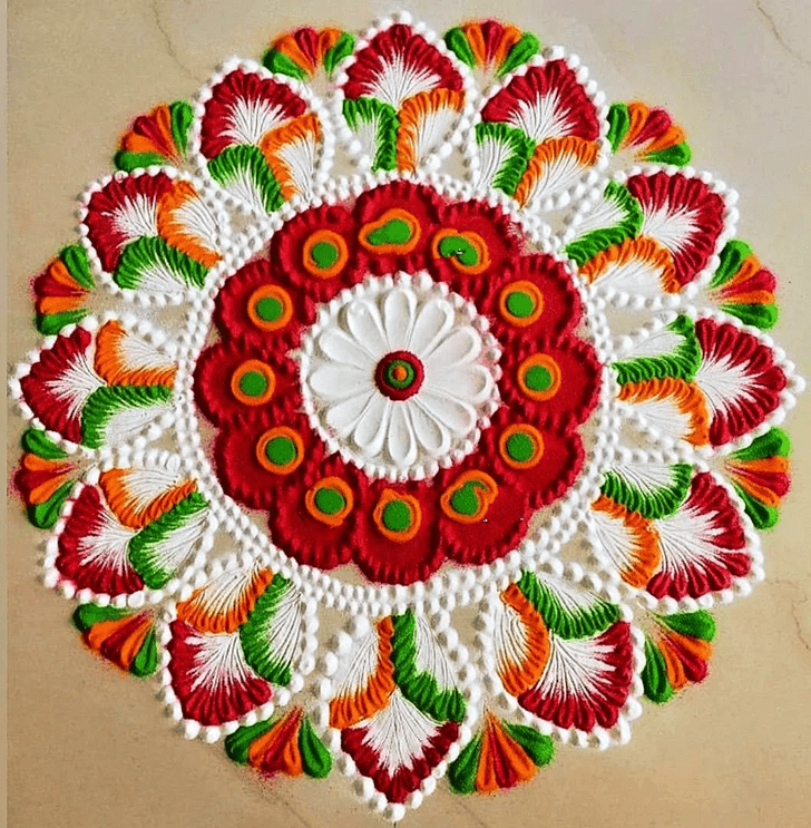 Slightly Italy Rangoli