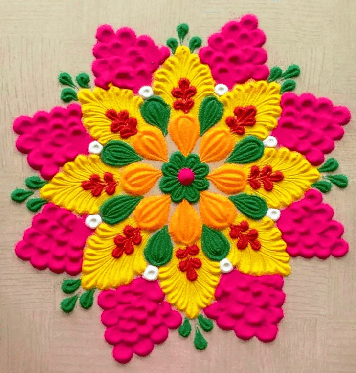 Stunning Italy Rangoli