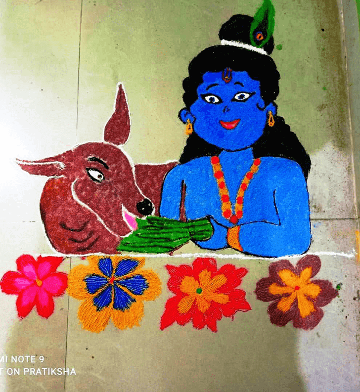 Janmashtami Rangoli