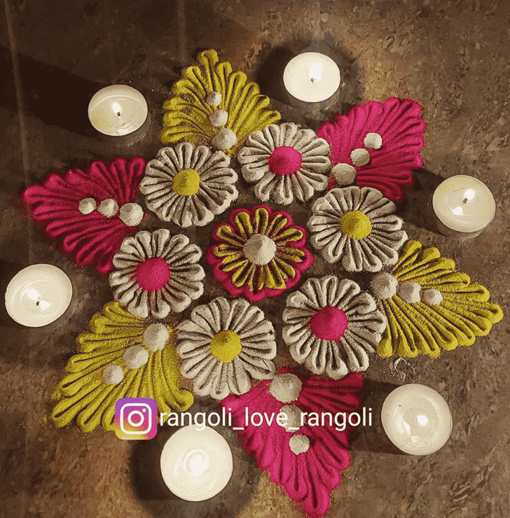 Enticing Jyeshtha Amavasya Rangoli