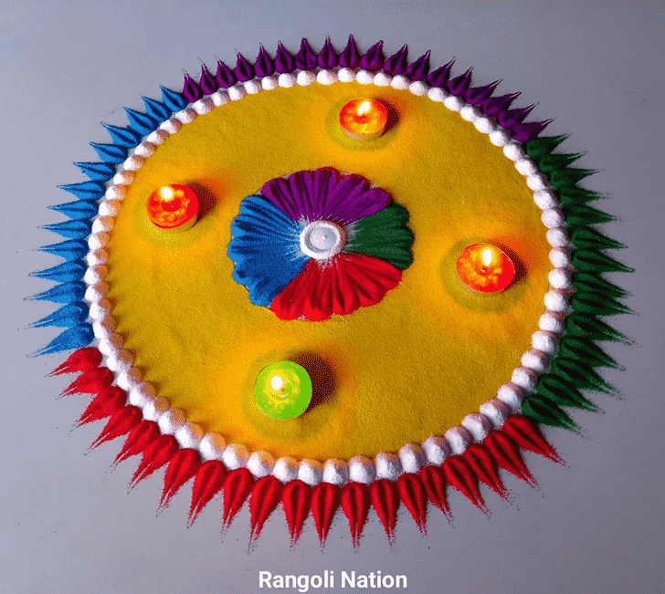 Fair Jyeshtha Amavasya Rangoli