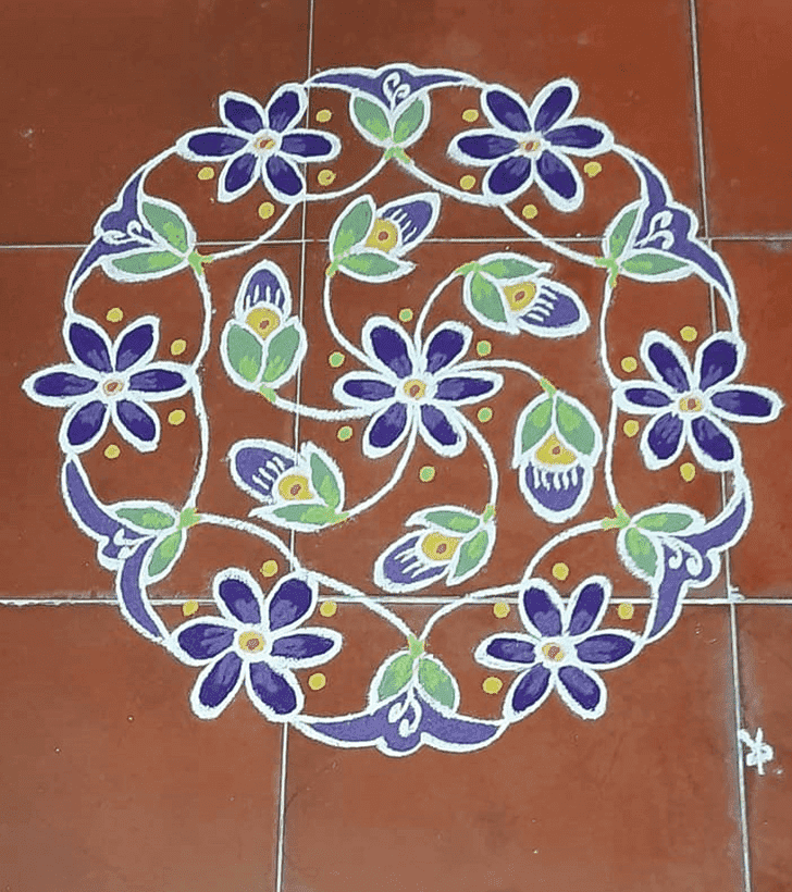 Captivating Jyeshtha Purnima Rangoli