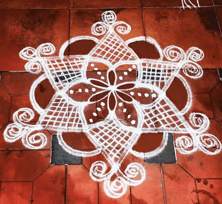 Jyeshtha Purnima Rangoli