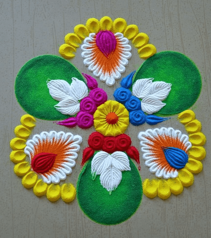 Resplendent Kalparambha Rangoli