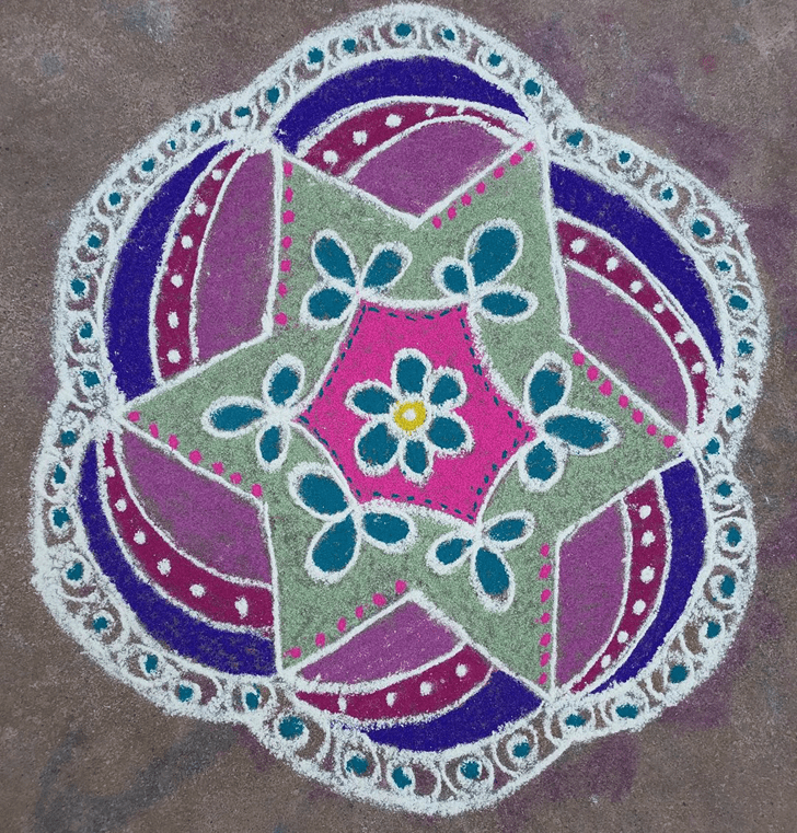 Splendid Kalparambha Rangoli