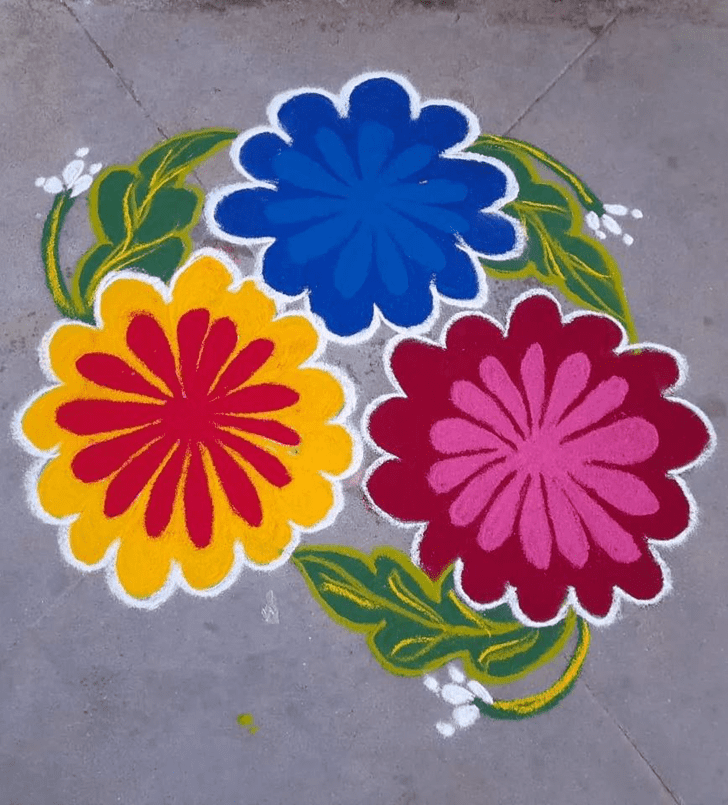 Superb Kalparambha Rangoli