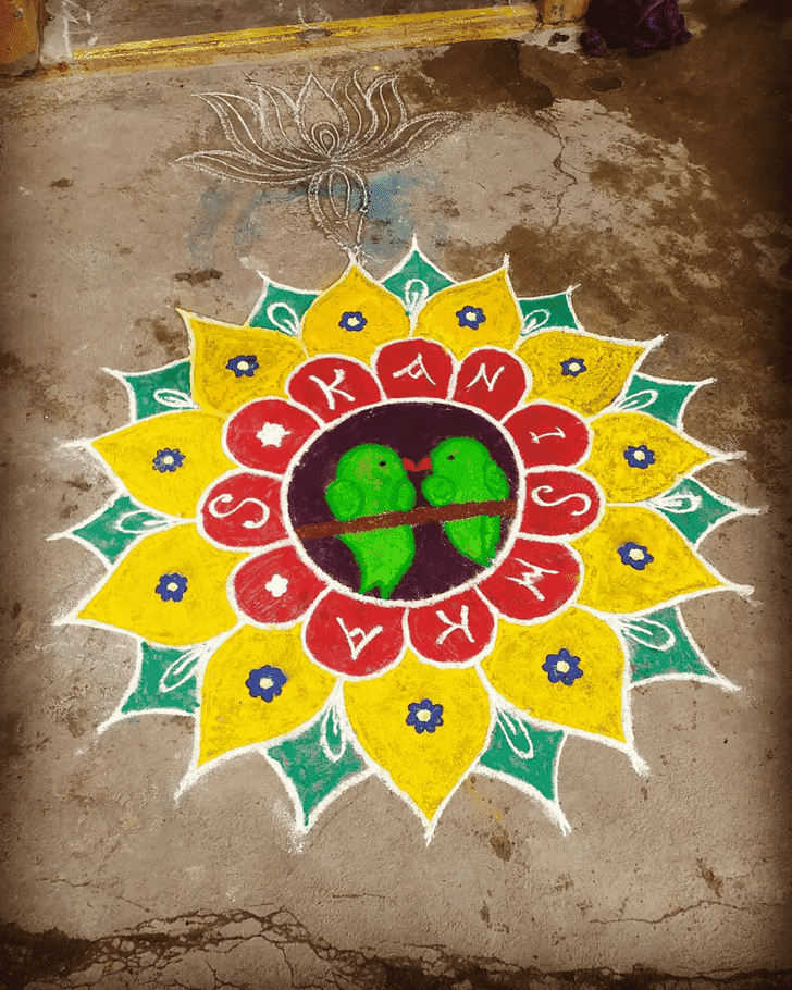 Beauteous Kamada Ekadashi Rangoli