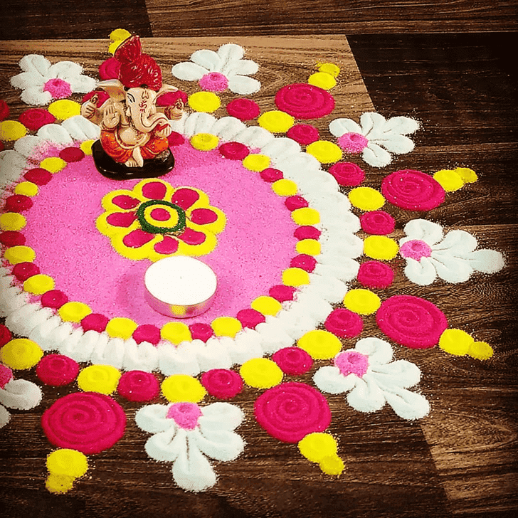 Kamada Ekadashi Rangoli