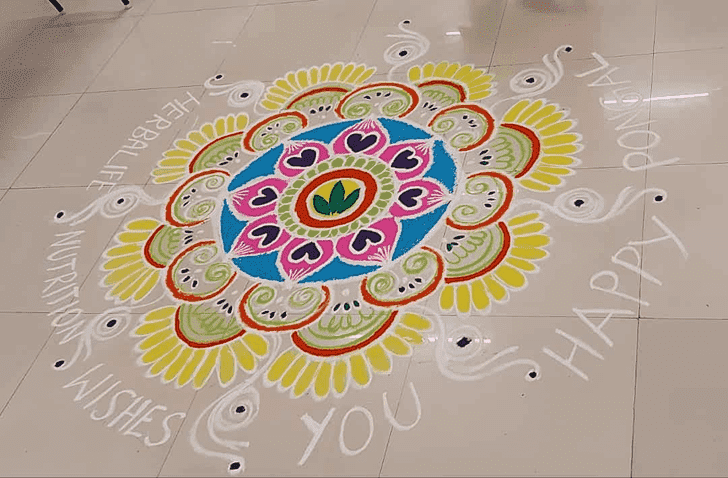 Magnetic Kamada Ekadashi Rangoli