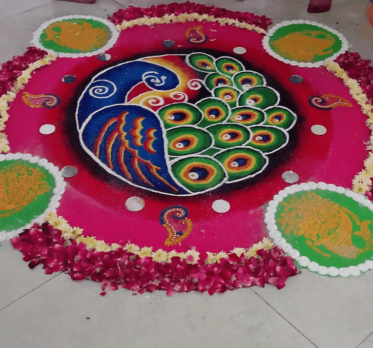 Magnificent Kamada Ekadashi Rangoli