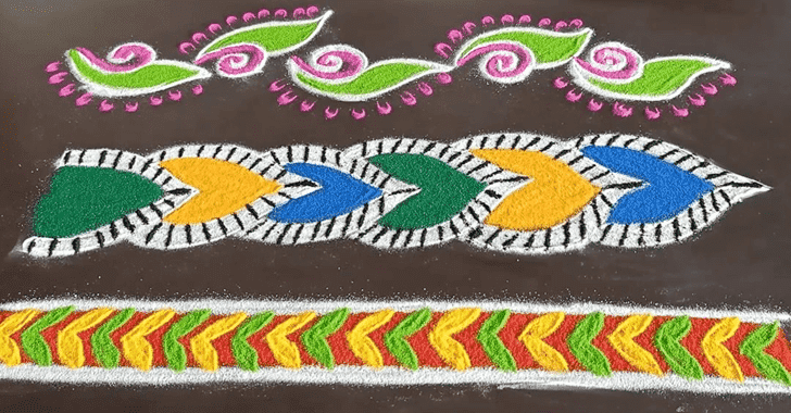 Ravishing Kamada Ekadashi Rangoli