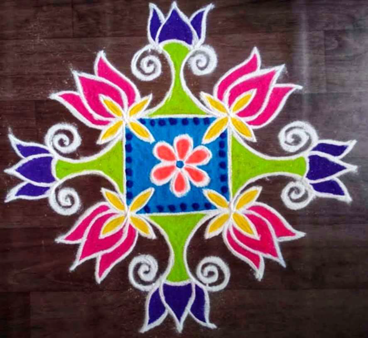 Inviting Kamal Rangoli