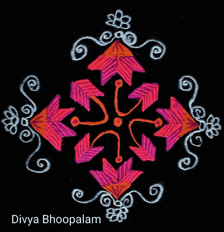 Delicate Karka Sankranti Rangoli