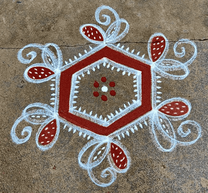 Marvelous Kartik Amavasya Rangoli