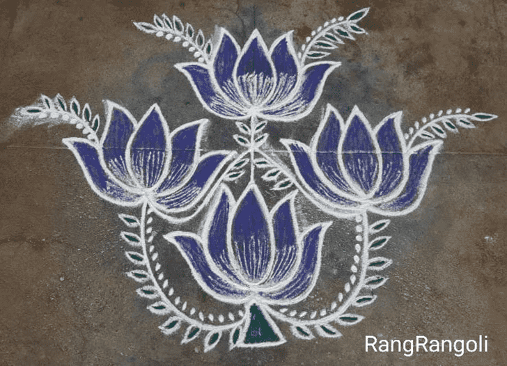 Mesmeric Kartik Amavasya Rangoli