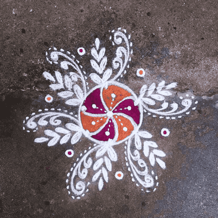 Radiant Kartik Purnima Rangoli