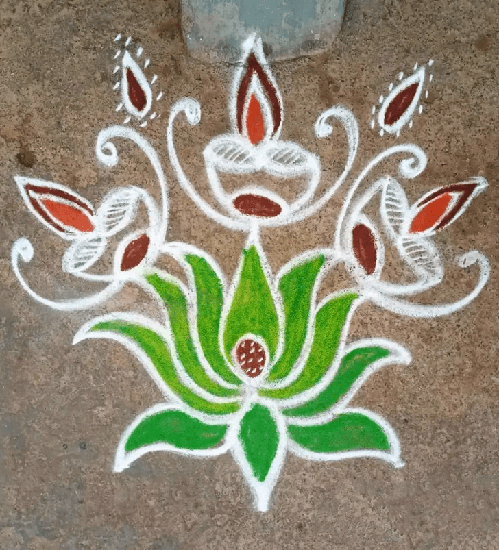 Fair Kojagara Puja Rangoli