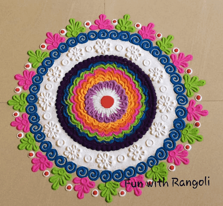 Fetching Kolam Rangoli