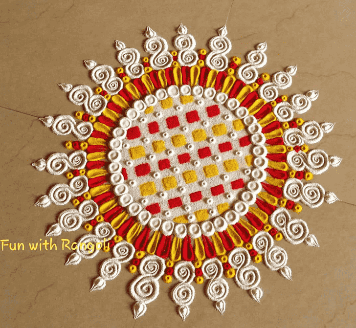 Fine Kolam Rangoli