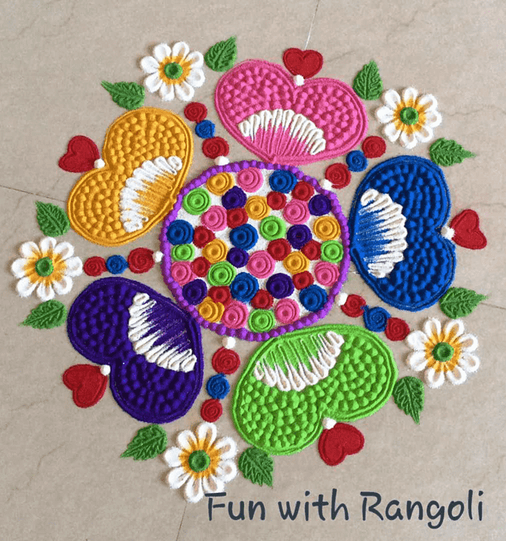 Comely Latest Rangoli