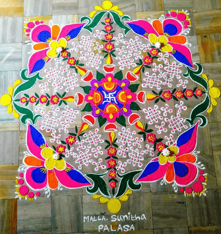 Gorgeous Latest Rangoli