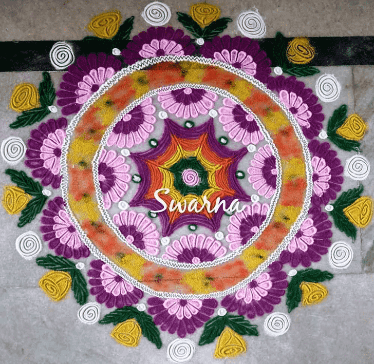 Graceful Latest Rangoli