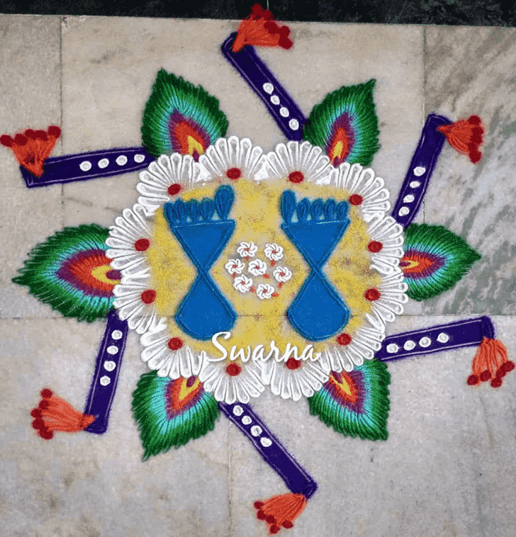 Inviting Latest Rangoli