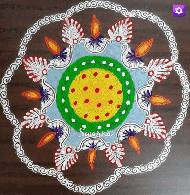 Mesmeric Latest Rangoli