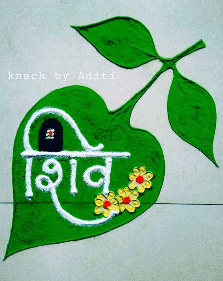 Hard Leaf Rangoli