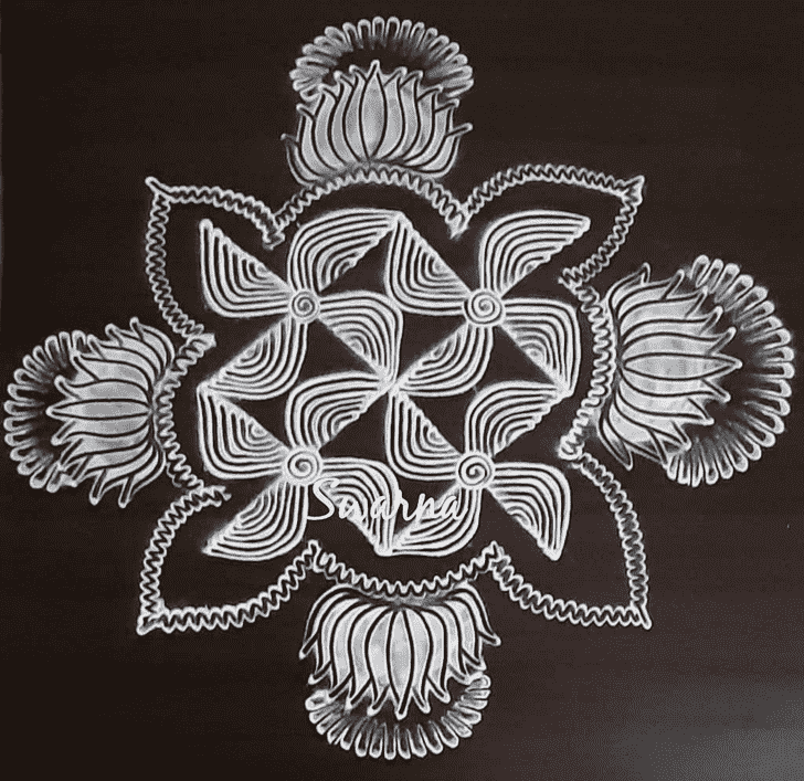 Lotus Rangoli