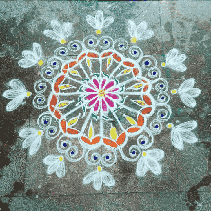 Enthralling Magha Amavasya Rangoli