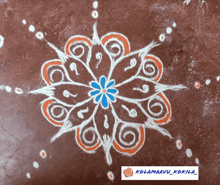 Marvelous Magha Amavasya Rangoli