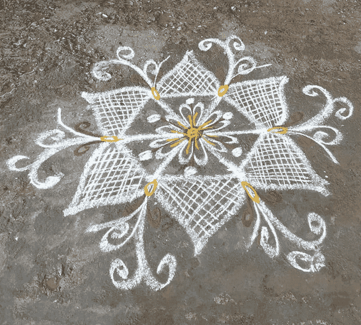 Mesmeric Magha Amavasya Rangoli