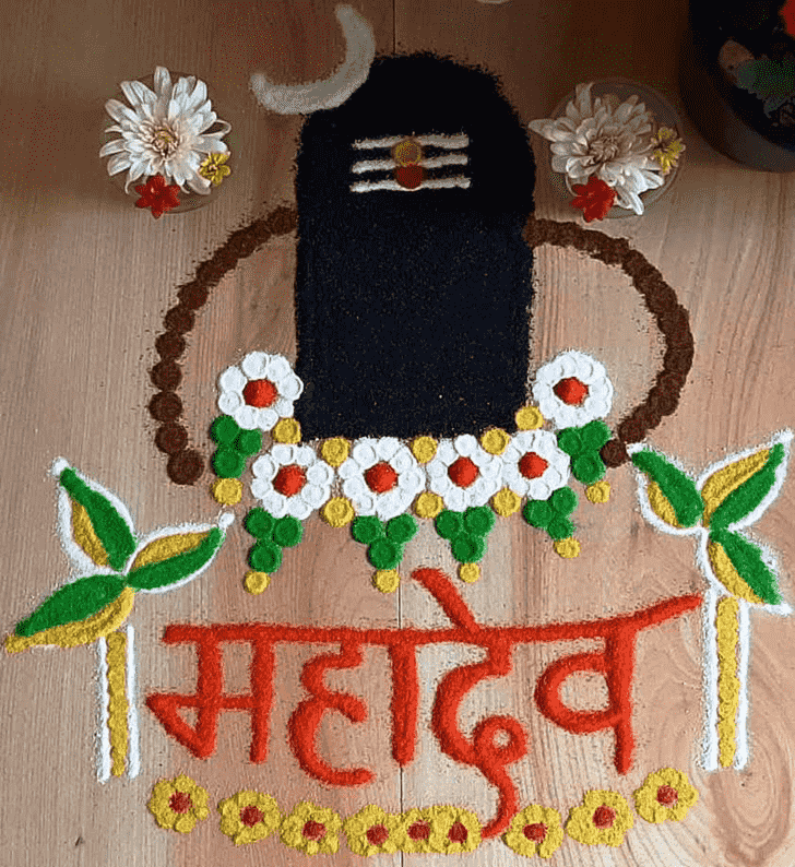 Marvelous Maha Shivaratri Rangoli