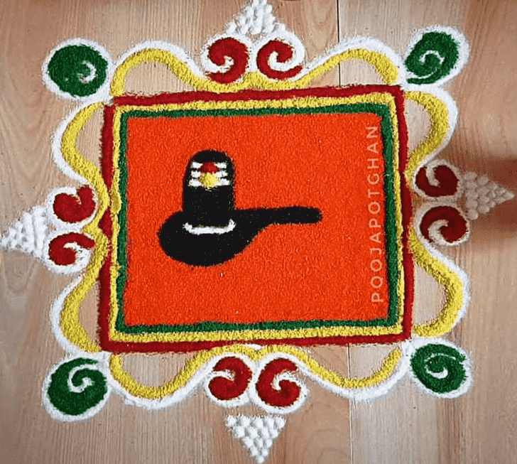 Pleasing Maha Shivaratri Rangoli